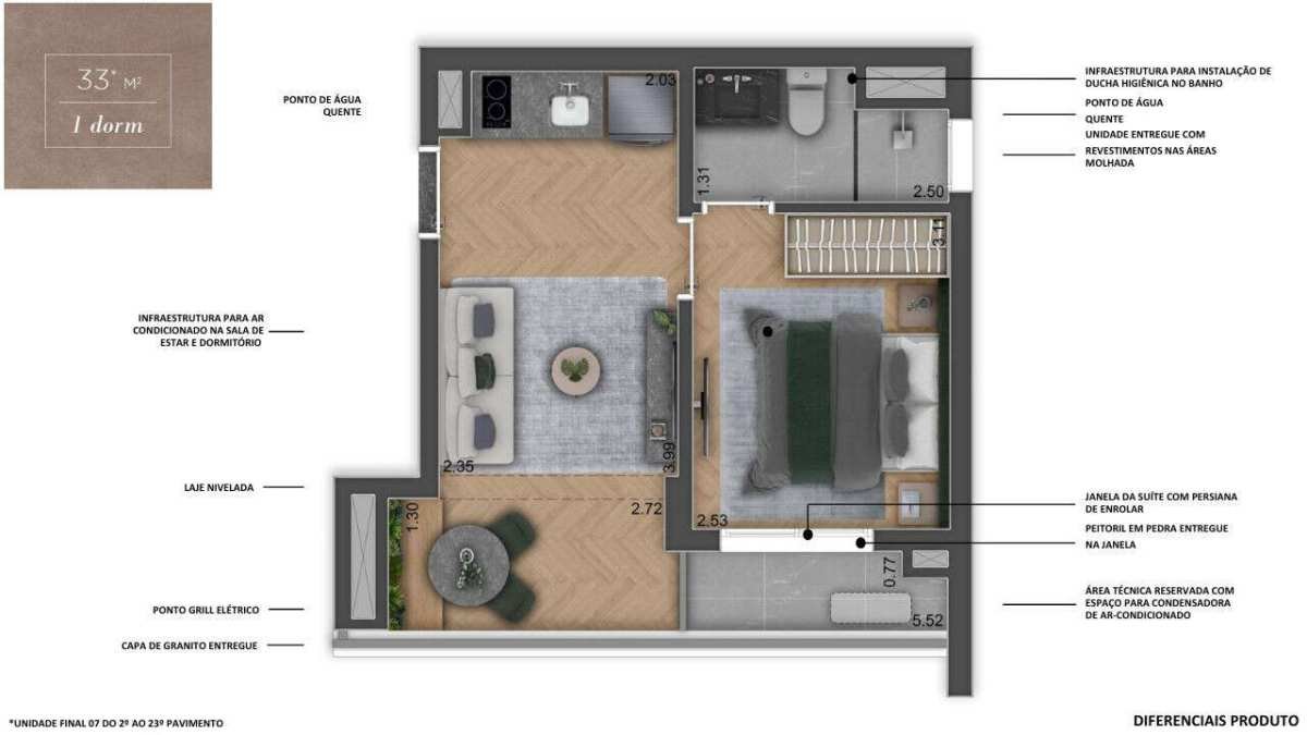 Apartamento à venda com 3 quartos, 118m² - Foto 35