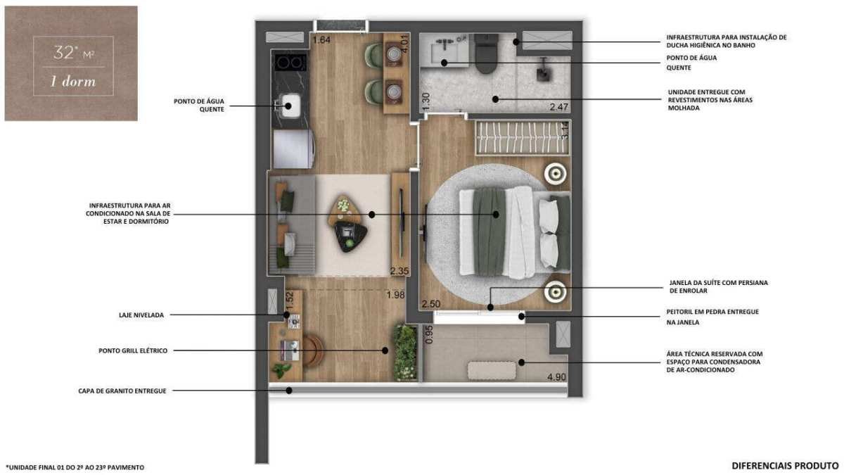 Apartamento à venda com 3 quartos, 118m² - Foto 37