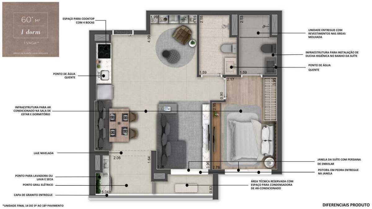 Apartamento à venda com 3 quartos, 118m² - Foto 43