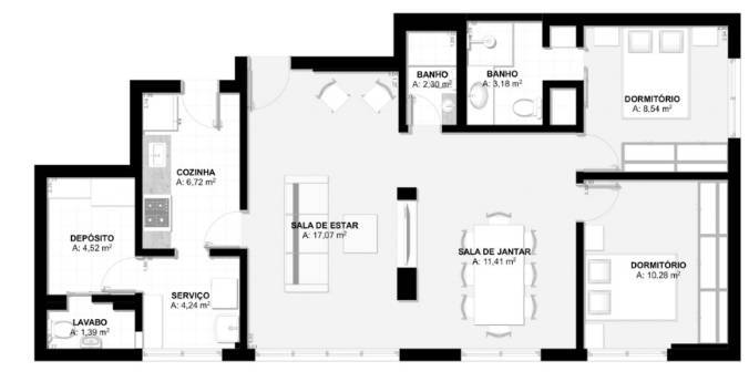 Apartamento à venda com 2 quartos, 79m² - Foto 14