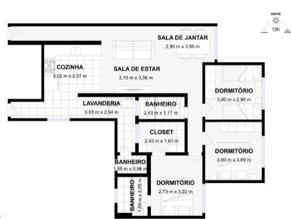 Apartamento à venda com 3 quartos, 95m² - Foto 14