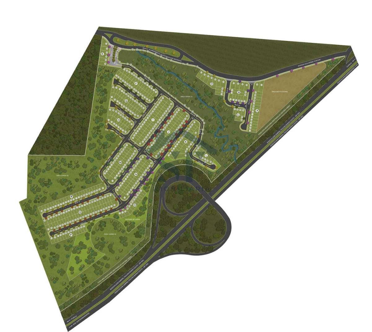 Terreno à venda em Bairro Planejado em Jundiaí no Bairro Medeiros - ST Imobiliária