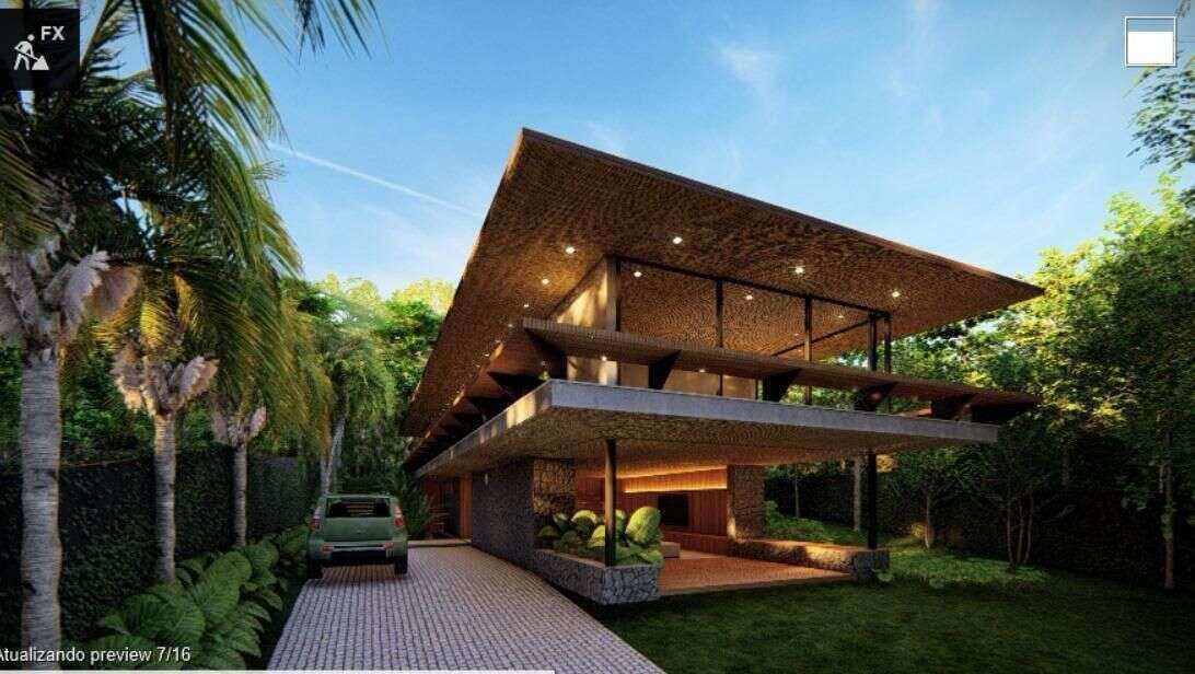 Casa Busca Vida 4 Suítes 1007m² Construção Condomínio Golden Park