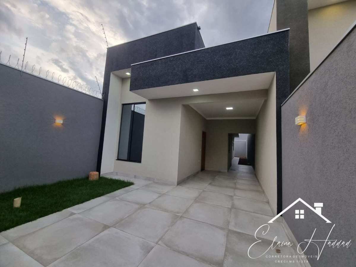 Casa à venda em Campo Grande, Pioneiros, com 3 quartos, 90m² - Elaine Haddad - Corretora de Imóveis