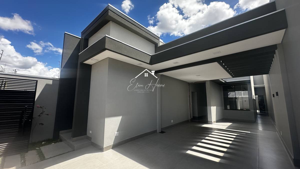 Casa à venda em Campo Grande, Rita Vieira, com 3 quartos - Elaine Haddad - Corretora de Imóveis