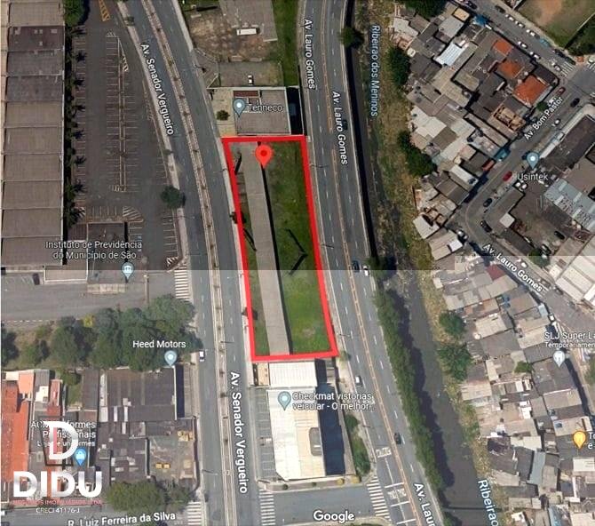 Excelente oportunidade de locação de terreno no Rudge Ramos com 2.101 m², localização privilegiada!