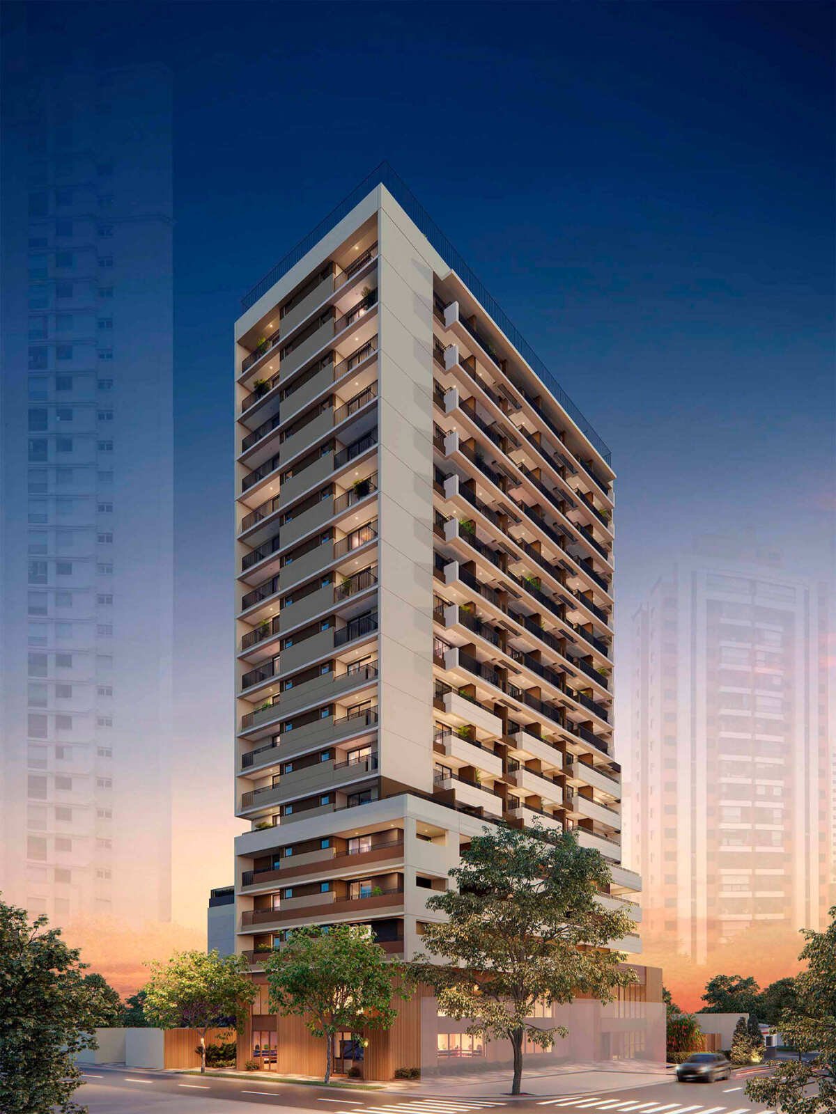 Studio à venda em São Paulo, Brooklin Paulista, com 1 quarto, 29m² - Primo Corretor de Imóveis