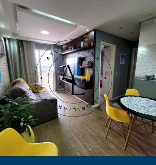 Apartamento à venda em Hortolândia, Núcleo Santa Isabel, com 2 quartos, 61m² - Atual & Lima Imoveis