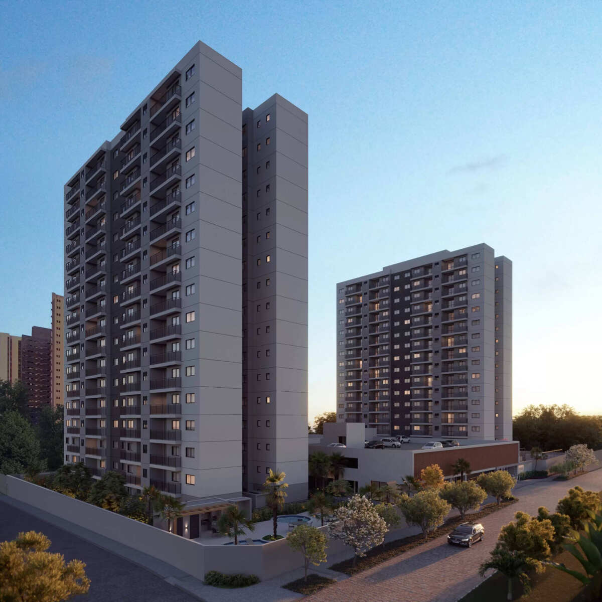 Apartamento à venda com 2 quartos, 59m² - Foto 1
