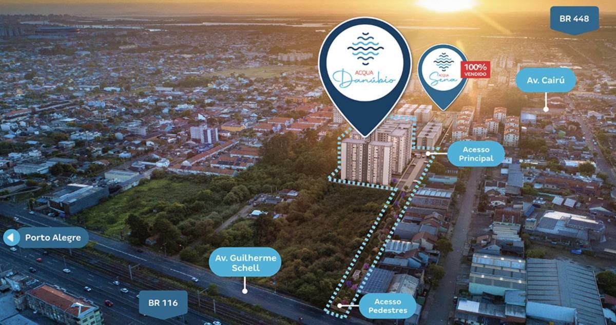 Apartamento à venda com 2 quartos - Fátima,Canoas