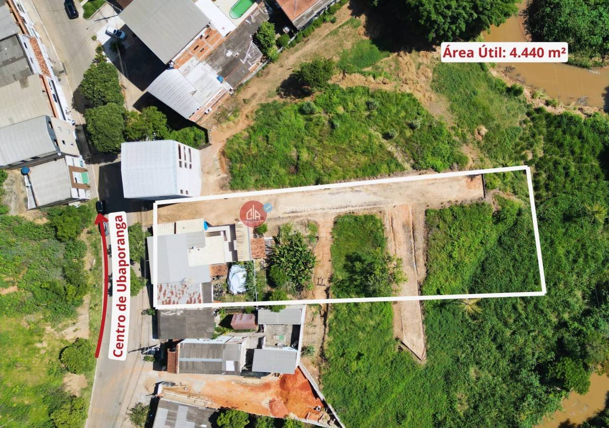 Lote à venda em Ubaporanga, Centro, 4440m²