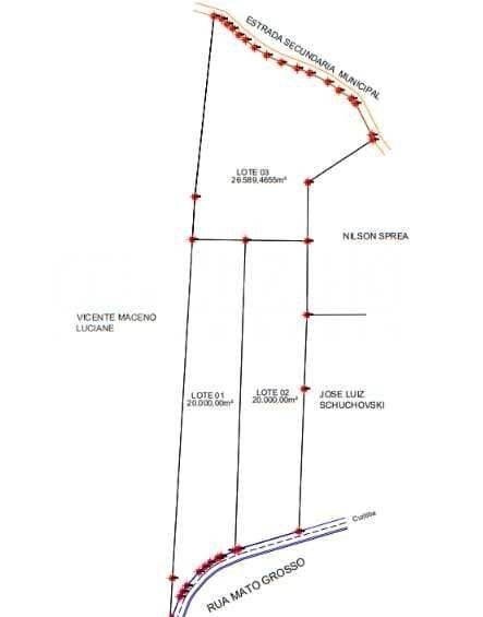  - Área à venda em Campo Largo, Ferraria, 66000m²