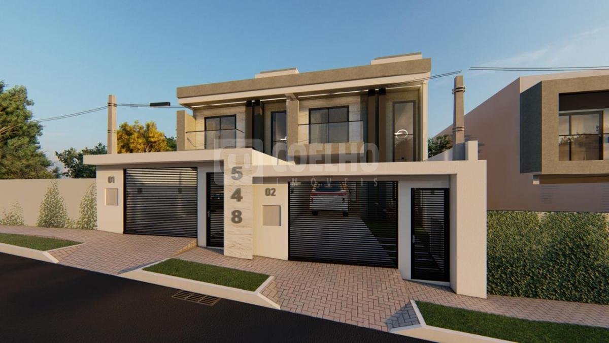 Sobrado à venda com 3 quartos, 214m² - Aristocrata,São José dos Pinhais