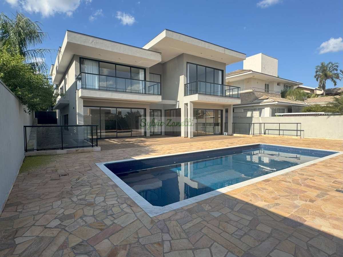 Linda residência de Alto Padrão com piscina no Residencial Alphaville Campinas - Sylvio Zanetti Corretor de Imóveis