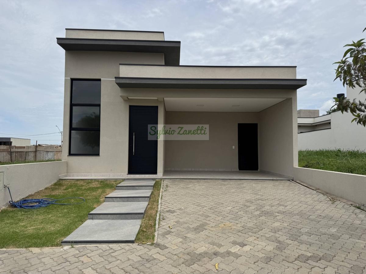 Linda residência térrea em Condomínio fechado  Residencial Jardim dos Lírios  – Paulínia-SP - Sylvio Zanetti Corretor de Imóveis