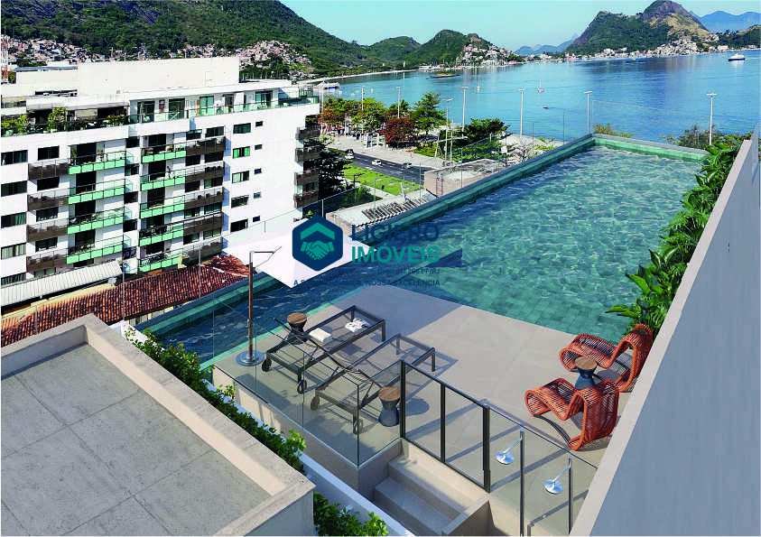 Studio de 1 quarto, 35m² no bairro Charitas, em Niterói | Eu Corretor