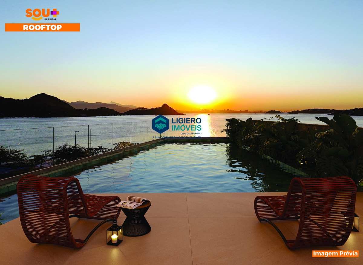 Studio de 1 quarto, 35m² no bairro Charitas, em Niterói | Eu Corretor