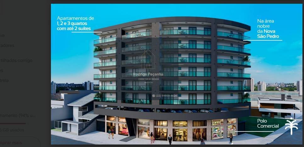 Apartamento à venda em São Pedro da Aldeia, Nova São Pedro, com 3 quartos, 68,83m²
