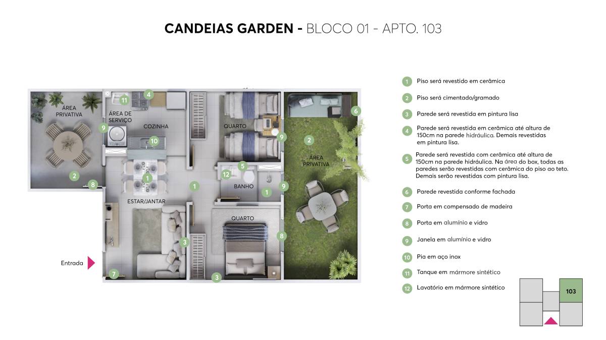Apartamento à venda com 2 quartos, 40m² - Foto 16