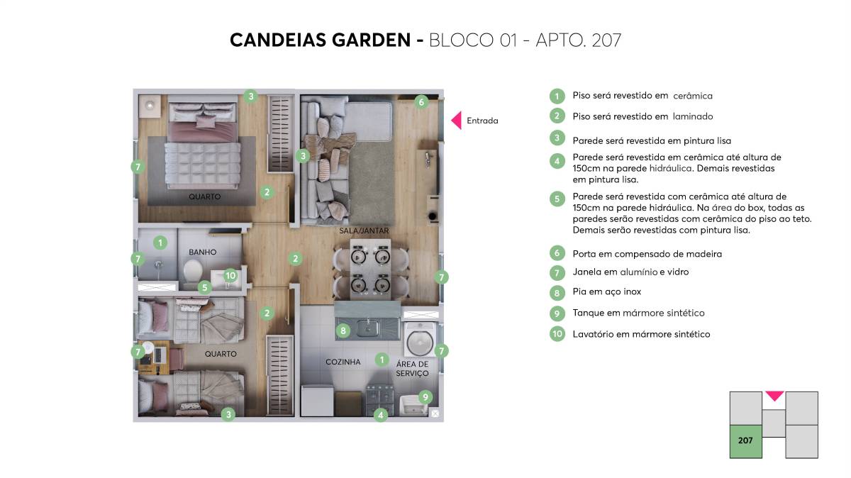 Apartamento à venda com 2 quartos, 40m² - Foto 17
