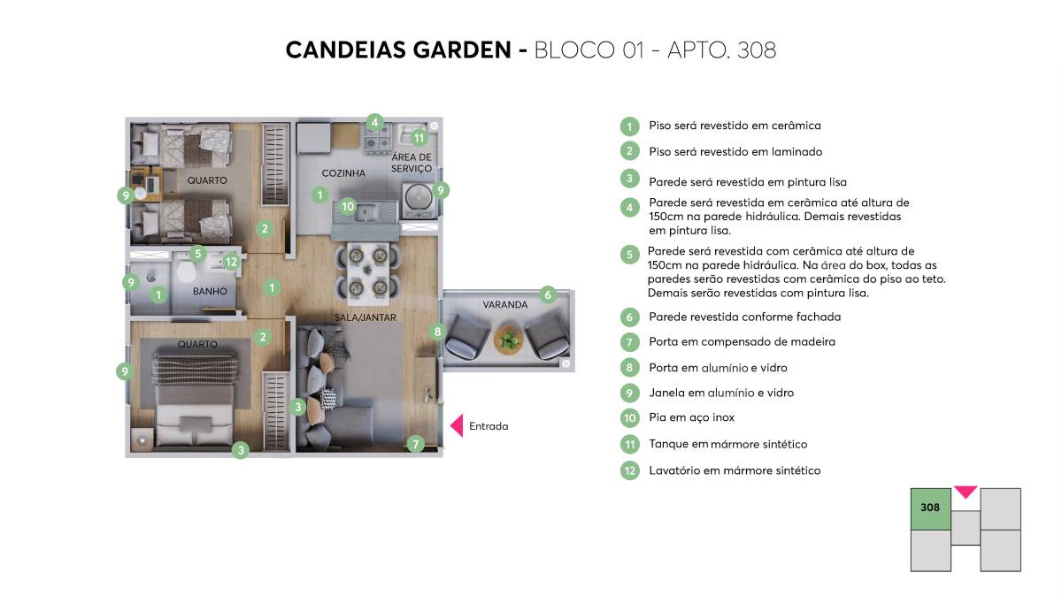 Apartamento à venda com 2 quartos, 40m² - Foto 18