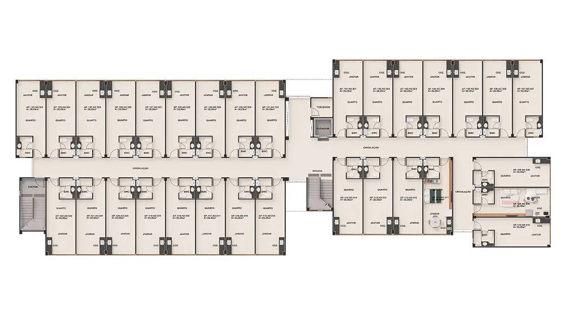 Flat/Apart Hotel à venda com 3 quartos, 135m² - Foto 11