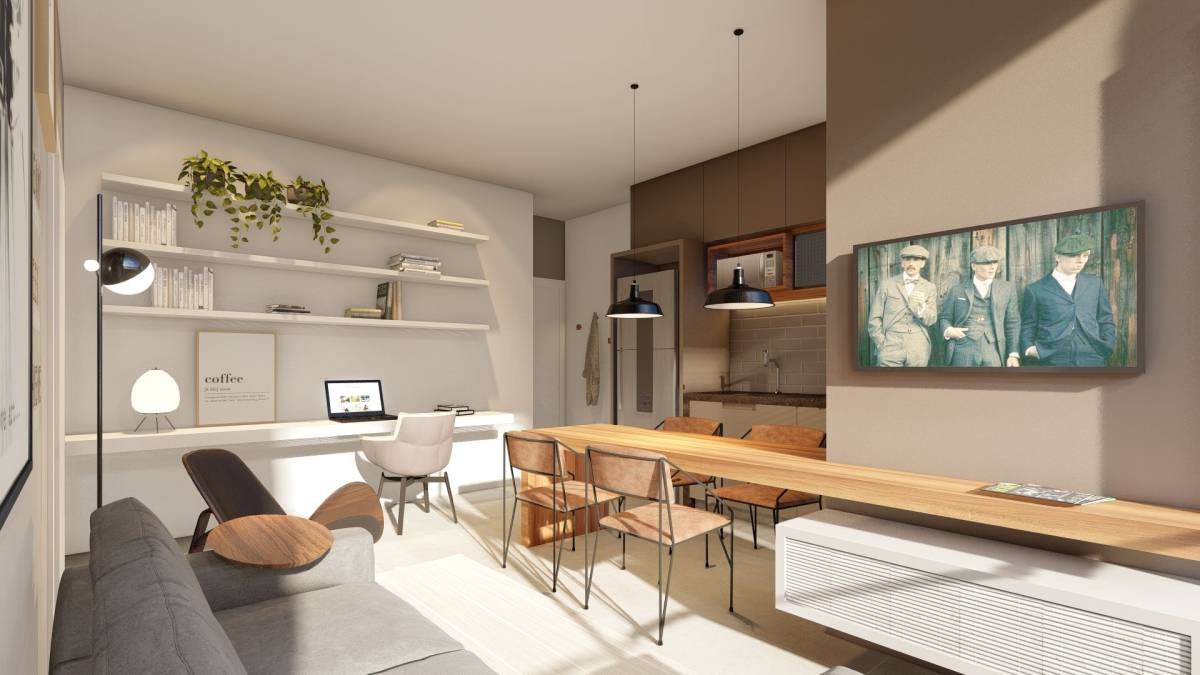 Apartamento à venda com 1 quarto - Nova Granada,Belo Horizonte