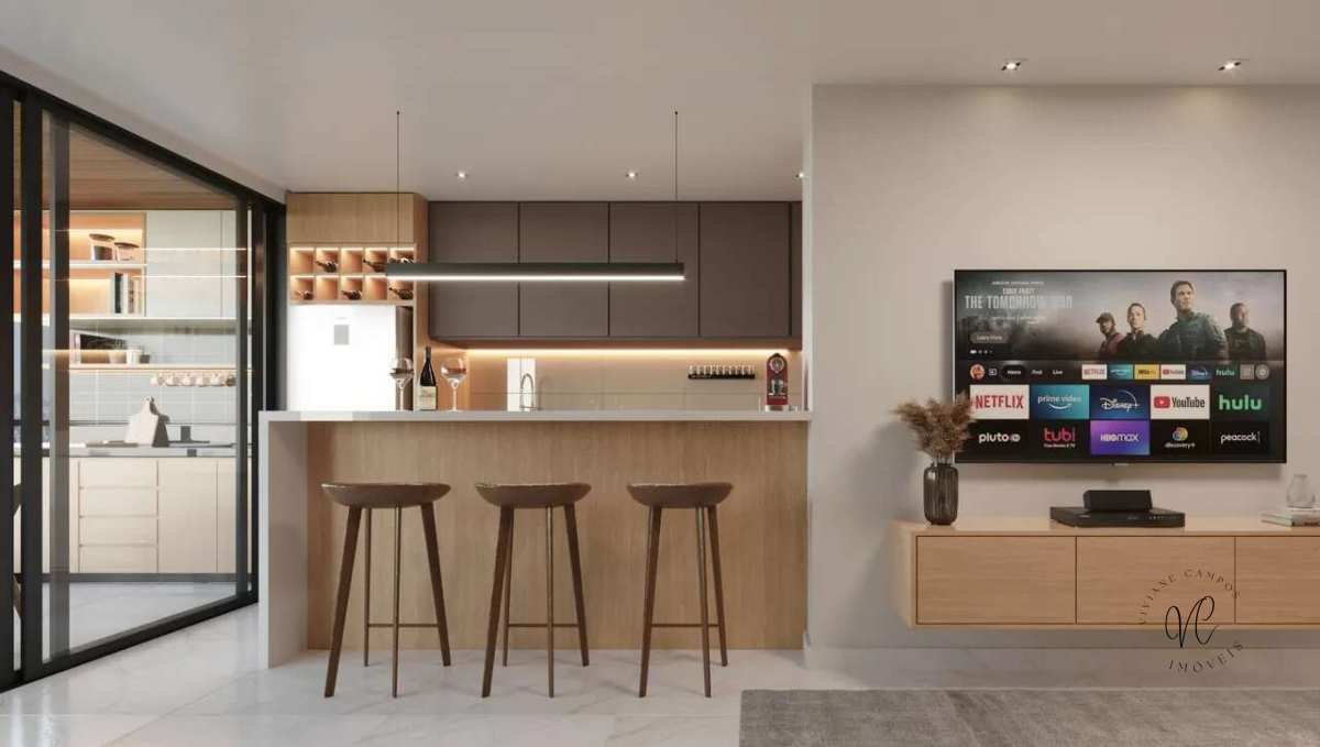 Apartamento 2 suítes na praça Menelick de Carvalho, no Santa Helena.