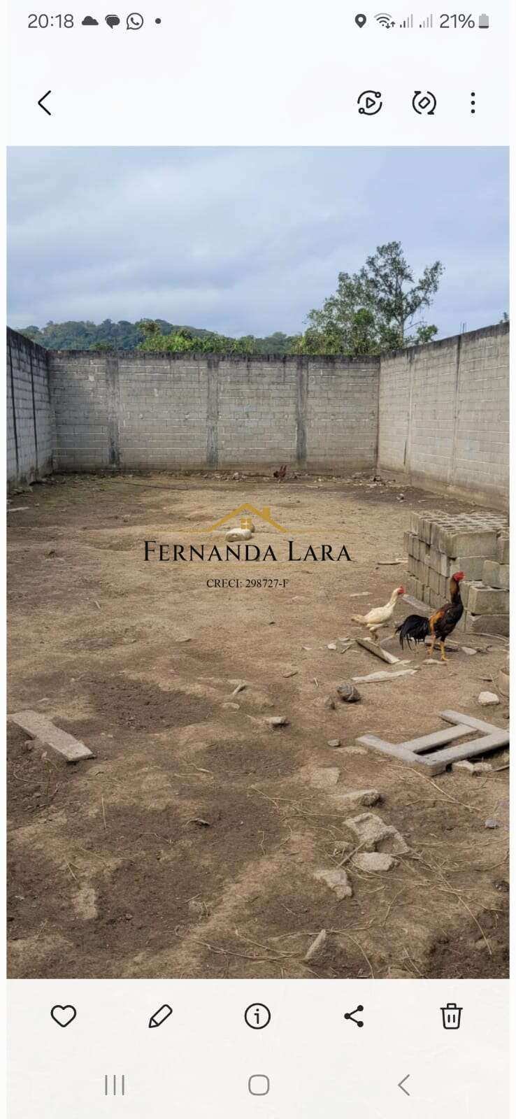 Terreno à venda em Peruíbe, Jardim Somar, 250m² - Fernanda Lara Corretora