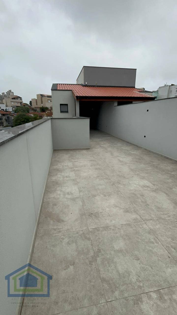 Linda Cobertura á venda de 110m² com 02 Dormitórios Sendo 01 Suíte, na Vila  Alice - Santo André - SP. - Casarely Imóveis