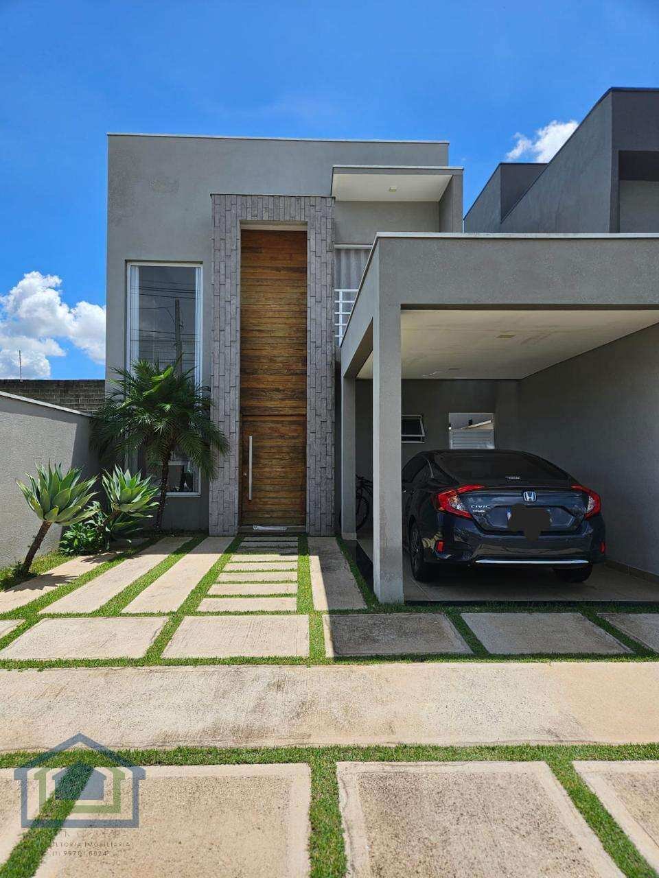 Lindo Sobrado à venda com 150m² de Área Construída, no Condomínio Park Real em Indaiatuba - SP. - Casarely Imóveis