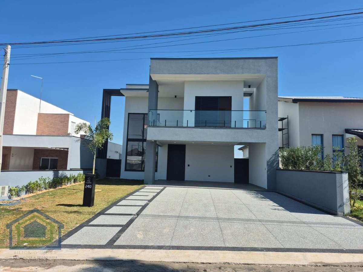 Lindo Sobrado de 285m2, e Terreno 420m2, em Condomínio Fechado Solares Resort em Boituva- SP. - Casarely Imóveis