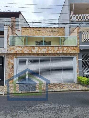 Sobrado à venda com 173m² de Área Construída, terreno de 120m², no bairro Jardim Ipanema - São Bernardo do Campo - SP. - Casarely Imóveis