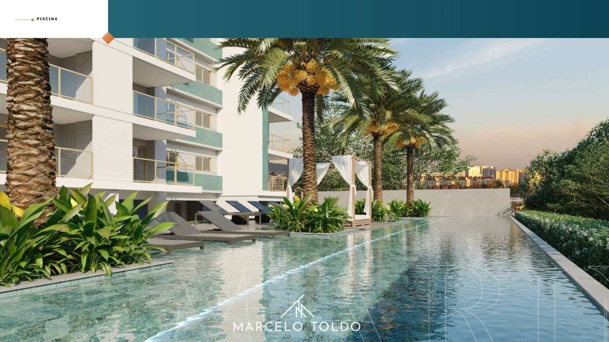 Piscina - Apartamento à venda, no Marina Residence em Juiz de Fora, Alto dos Passos, com 3 quartos, 136m²