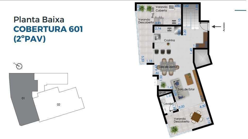 Cobertura à venda com 3 quartos, 130m² - Aeroporto,Juiz de Fora
