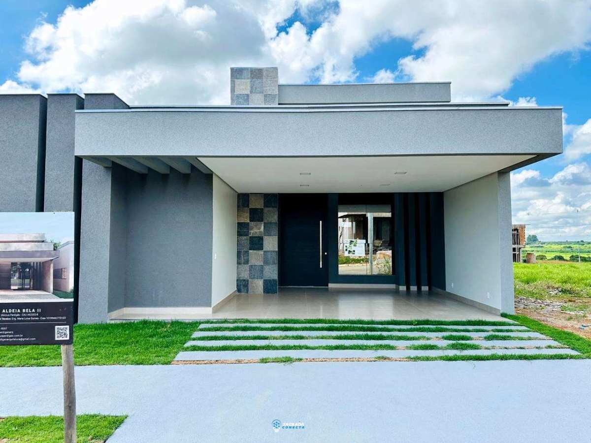 Casa de condomínio à venda em Luziânia, Cond. Aldeia da Serra, com 3 quartos, 176,85m² - Conectando pessoas ao imóvel ideal