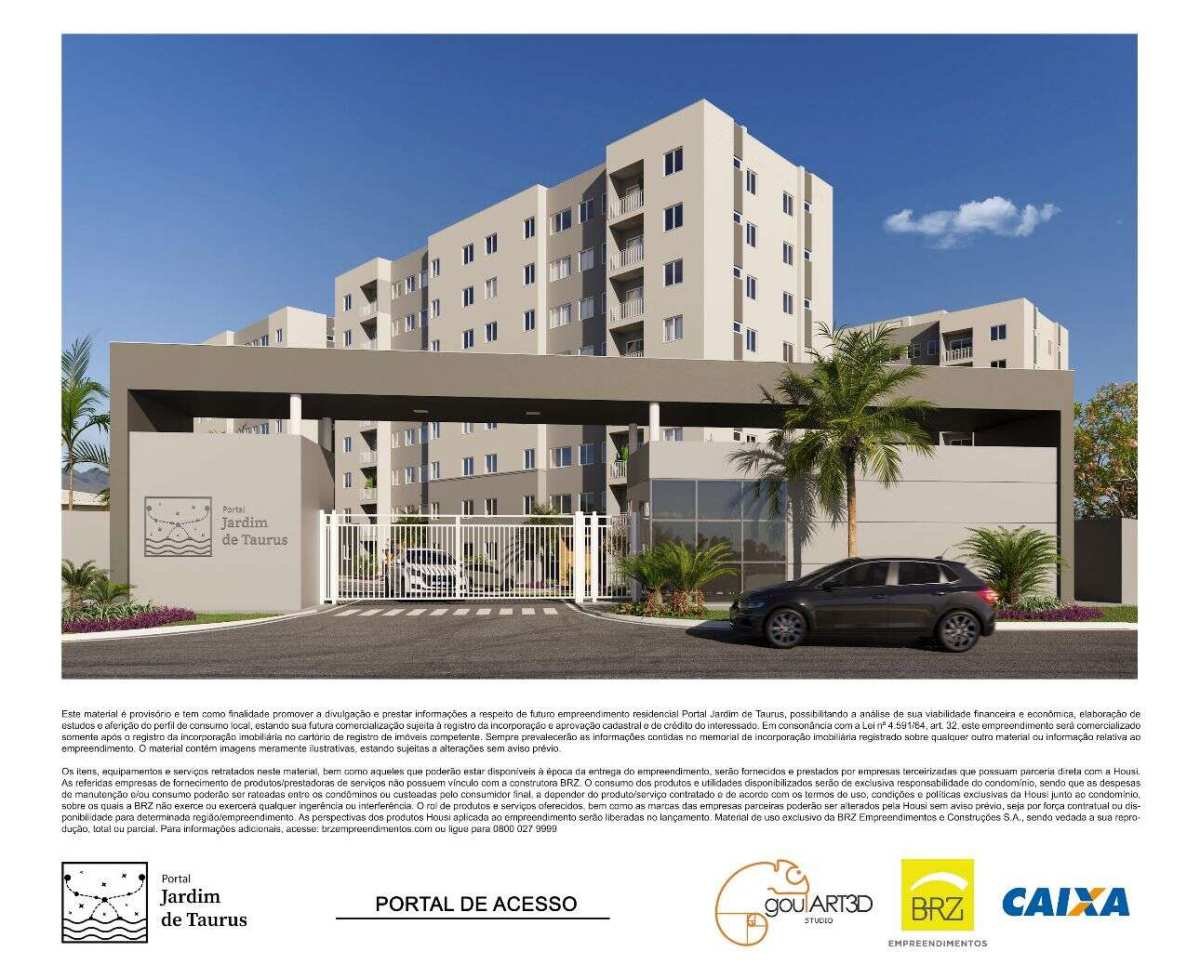 Apartamento à venda com 2 quartos - ,