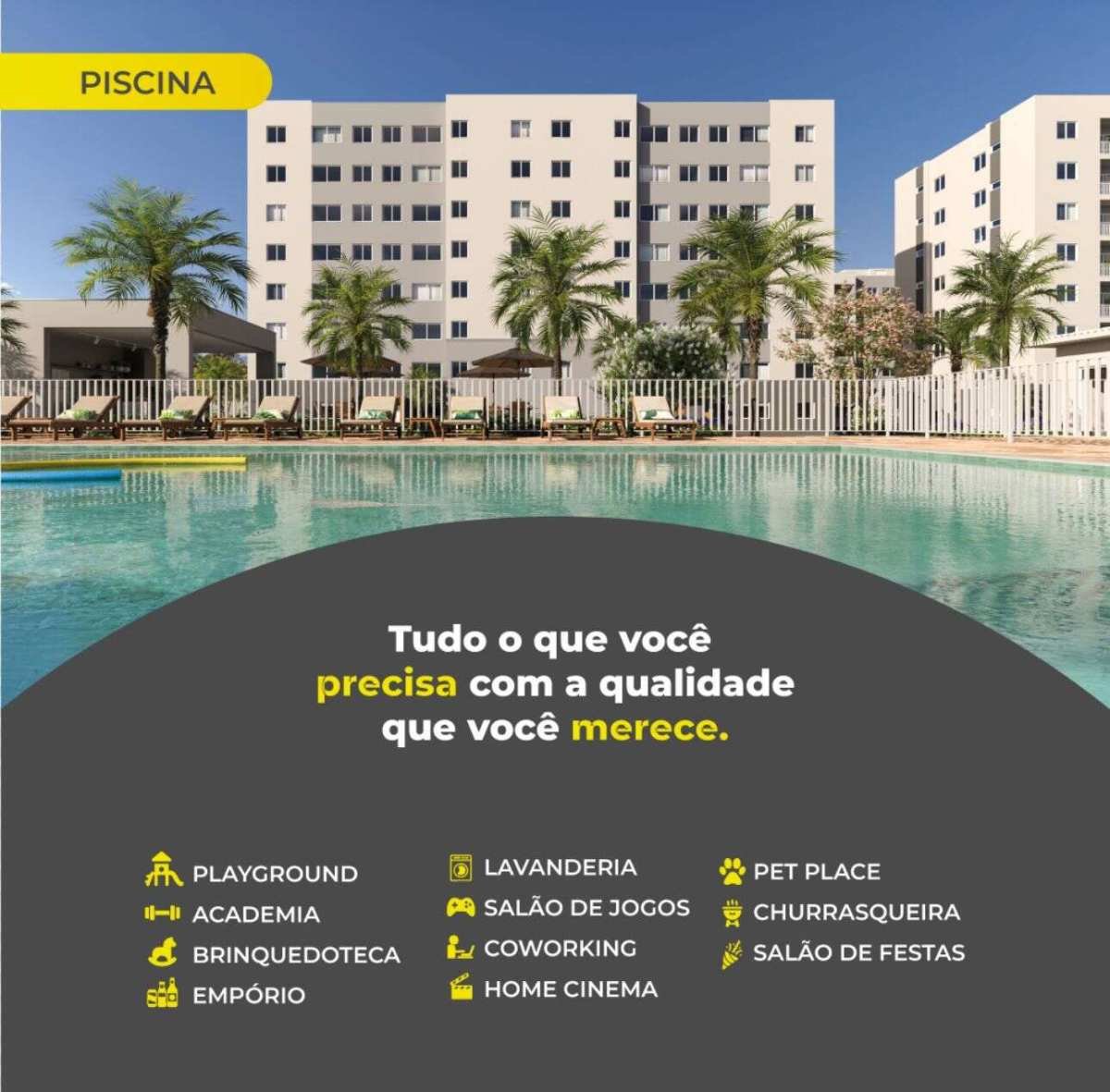  - Apartamento à venda, com 2 quartos