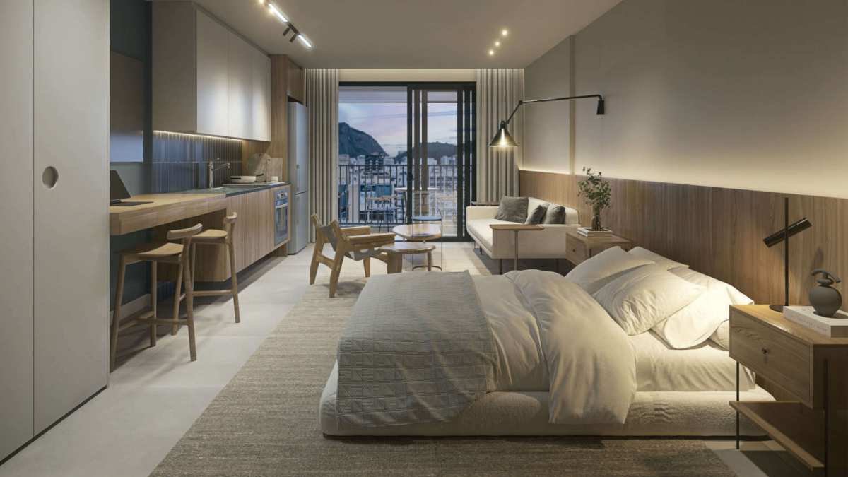 Studio à venda com 1 quarto, 66,23m² - Copacabana,Rio de Janeiro