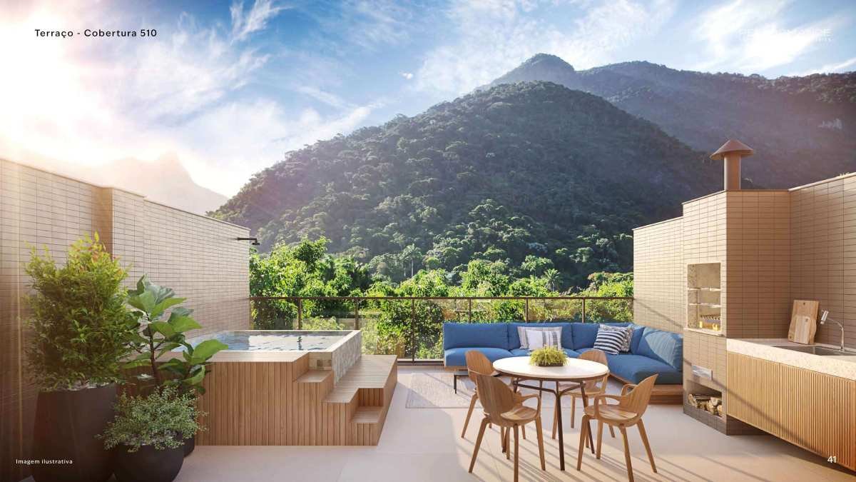 Cobertura à venda com 3 quartos, 177,70m² - São Conrado,Rio de Janeiro