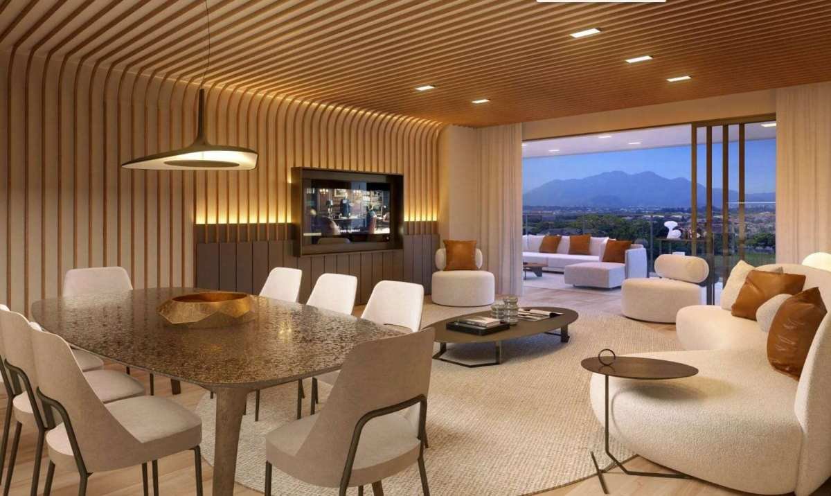 Cobertura linear com 287,05 m², 3 quartos mais dependência completa no Concept by Cyrela - Barra da Tijuca - MLeão Imóveis