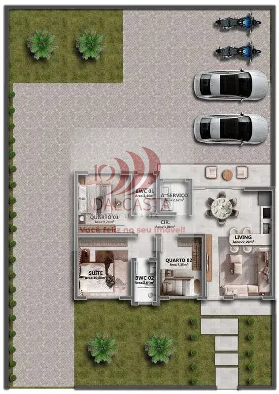 Casa à venda com 3 quartos, 68,19m² - Tifa Martins,Jaraguá do Sul