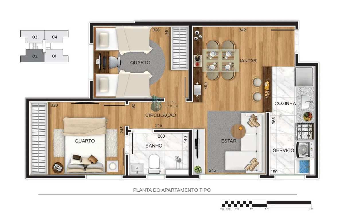 Apartamento à venda com 2 quartos - Jaraguá,Belo Horizonte