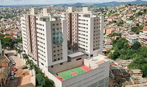 Apartamento à venda com 2 quartos - São Lucas,Belo Horizonte