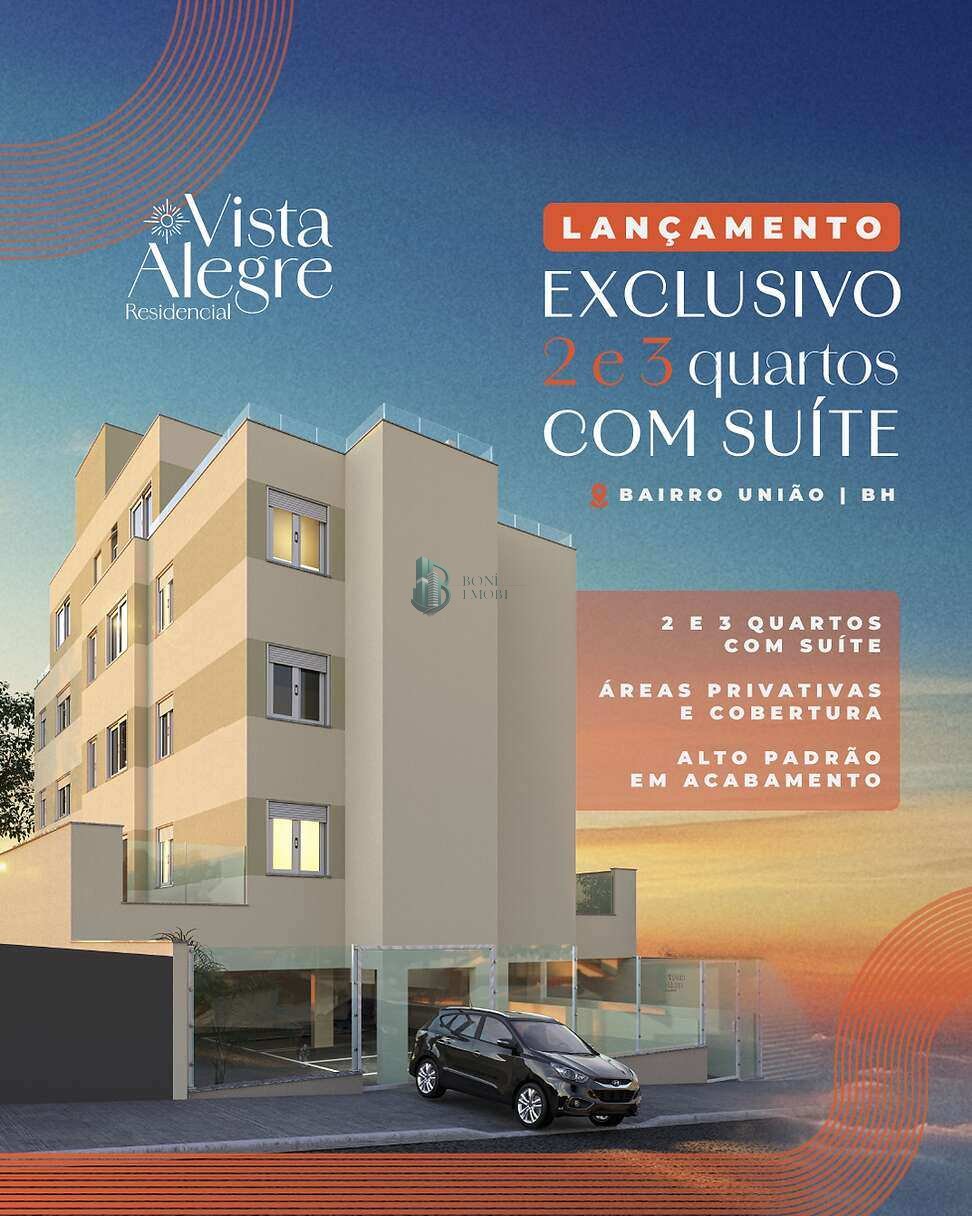 Apartamento à venda com 2 quartos - União,Belo Horizonte
