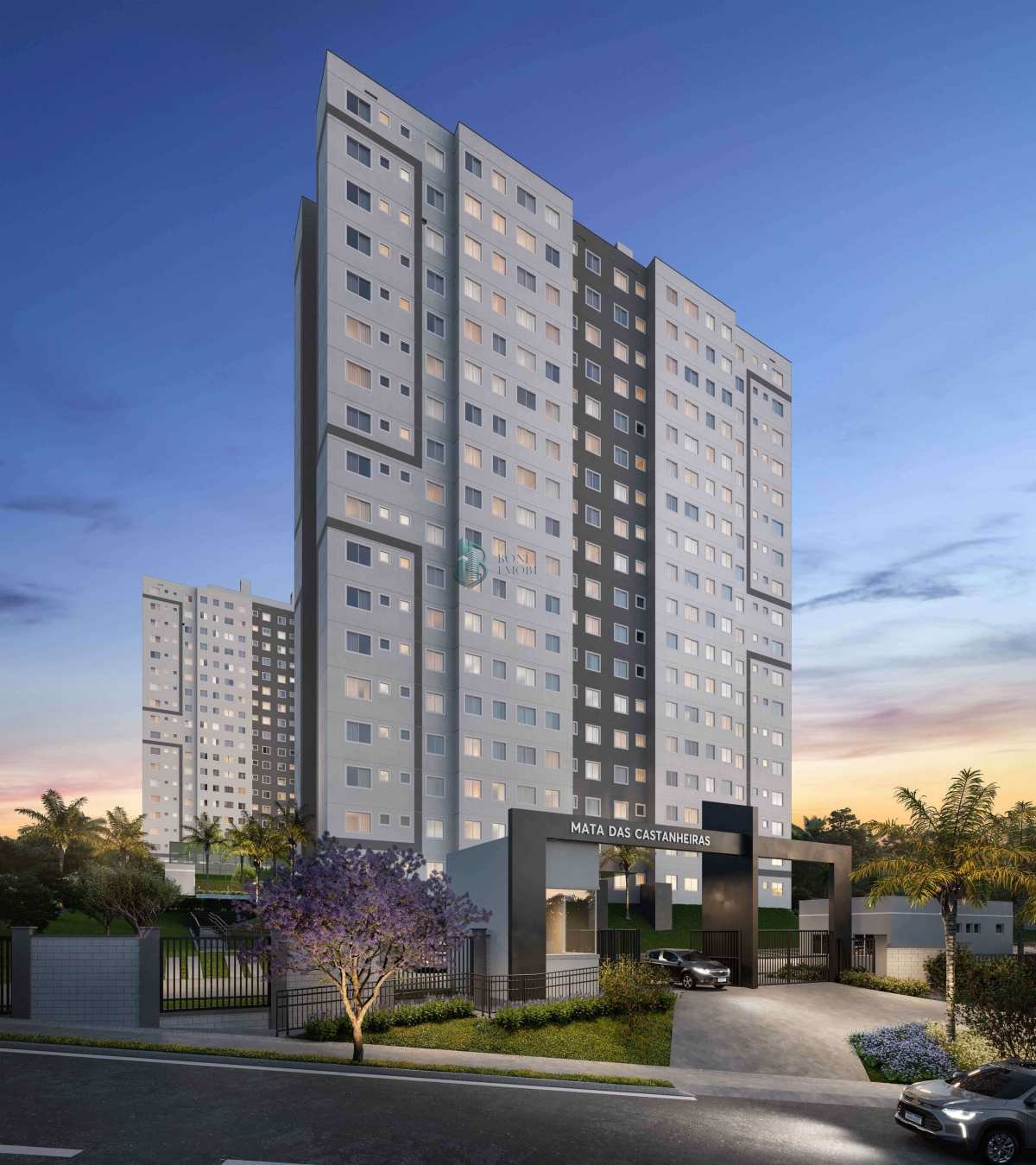 Apartamento à venda com 2 quartos - Três barras,Contagem