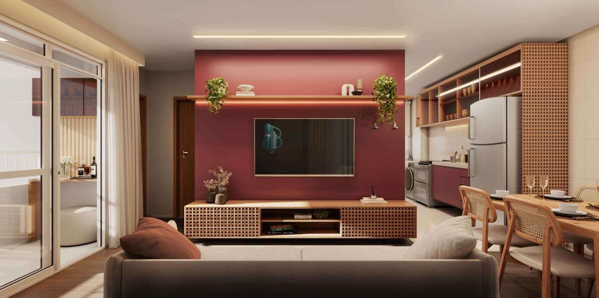 Apartamento à venda com 2 quartos - Três barras,Contagem