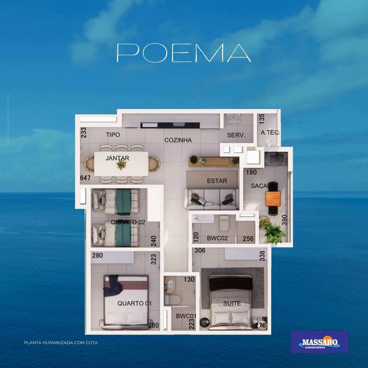 Apartamento à venda, com 3 quartos, 95m² - Mauro Alexandre Imóveis
