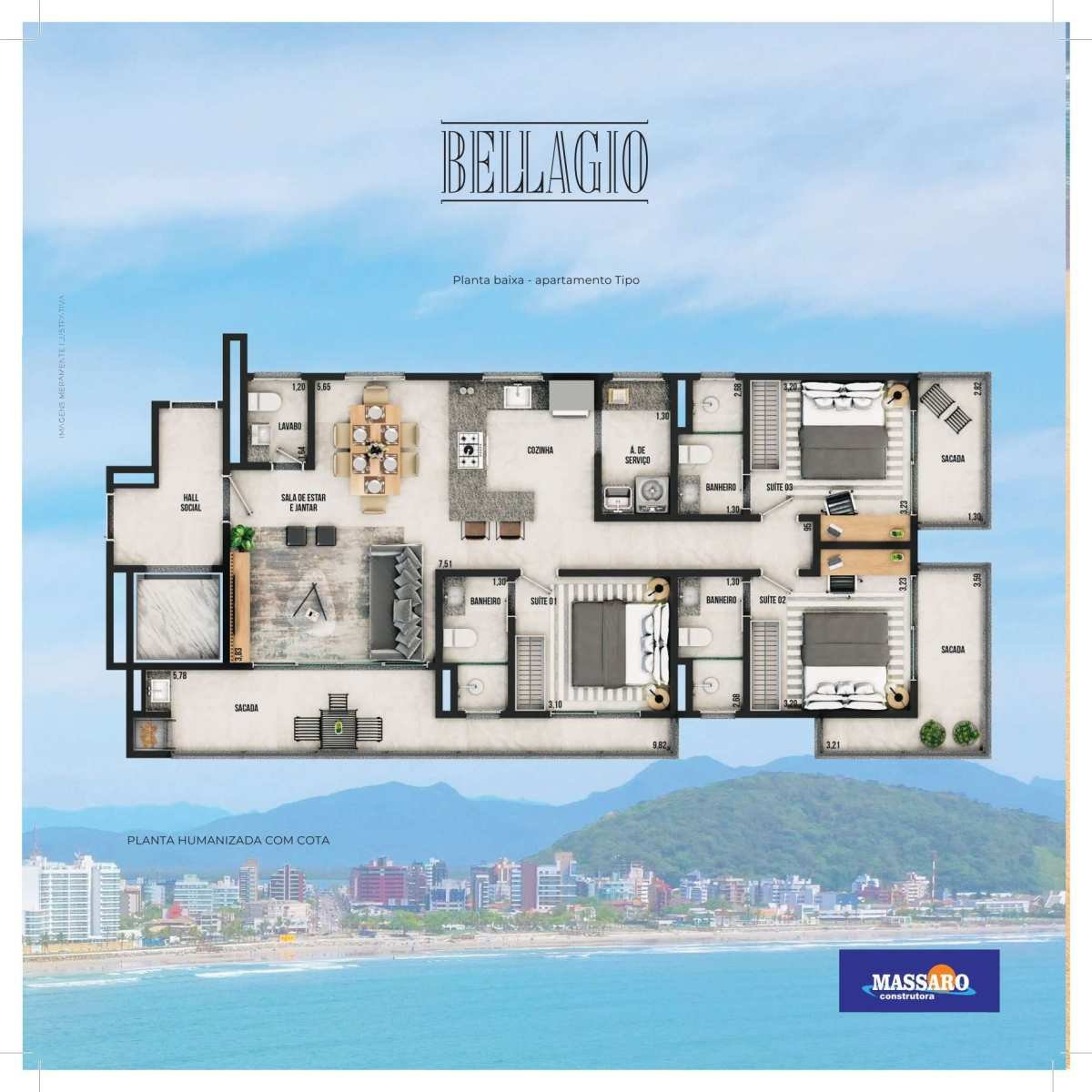 Apartamento à venda em Guaratuba, Centro, 195m² - Mauro Alexandre Imóveis