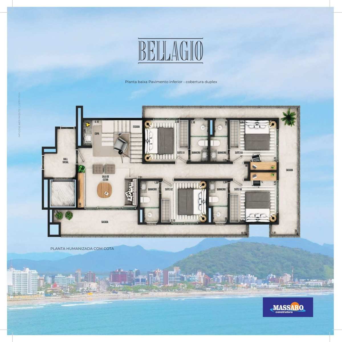 Apartamento à venda em Guaratuba, Centro, 195m² - Mauro Alexandre Imóveis